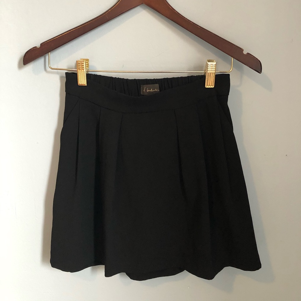 Black Babaton Miniskirt